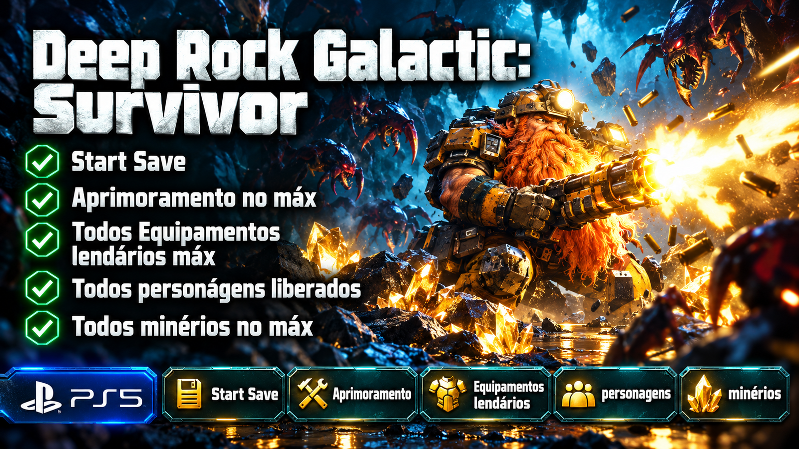 Deep Rock Galactic Survivor